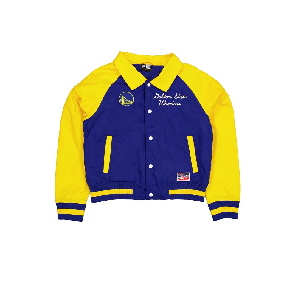 New Era Golden State Warriors Throwback Women's Jacket - Size XL